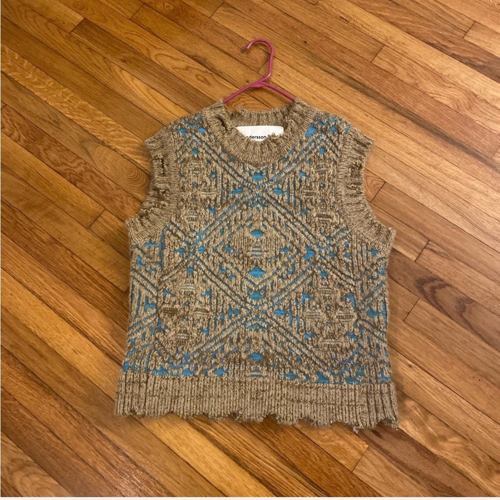 Andersson Bell Jacquard sweater vest